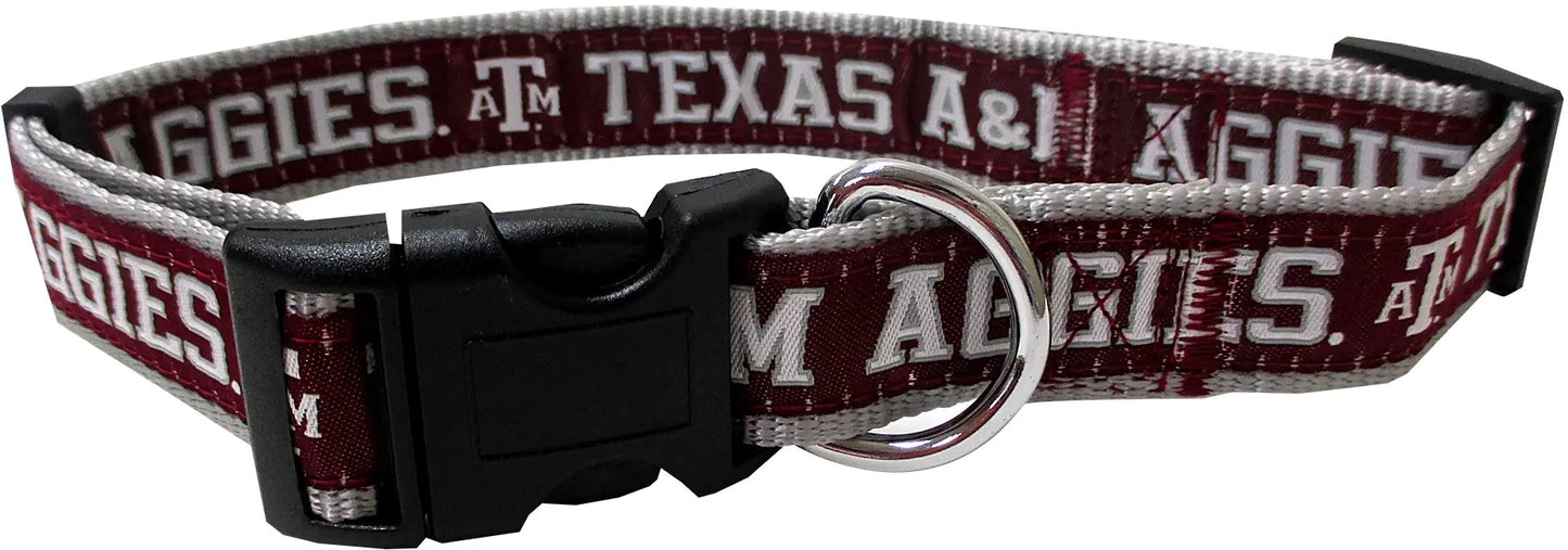Pets First Collegiate Pet Accessories Dog Collar Texas A&M Aggies Large
