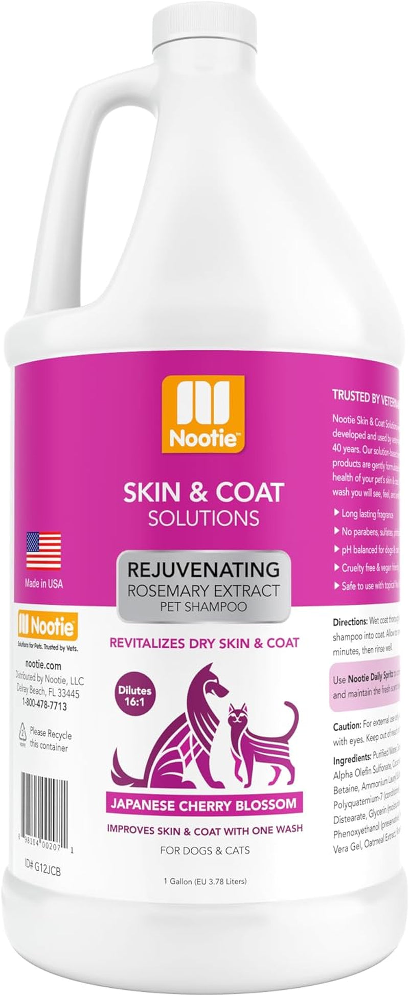 - Pet Shampoo for Sensitive Skin - Revitalizes Dry Skin & Coat - Natural Ingredients - Soap, Paraben & Sulfate Free - Cleans & Conditions